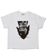 デビルキャットTシャツ/LEKIM DEVILL CAT T-SHIRT WHITE (WOMAN)
