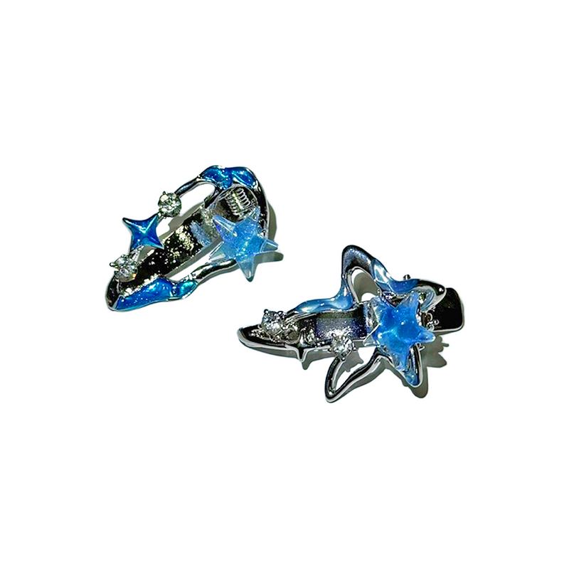 Blue star tiny hairpin (2type)