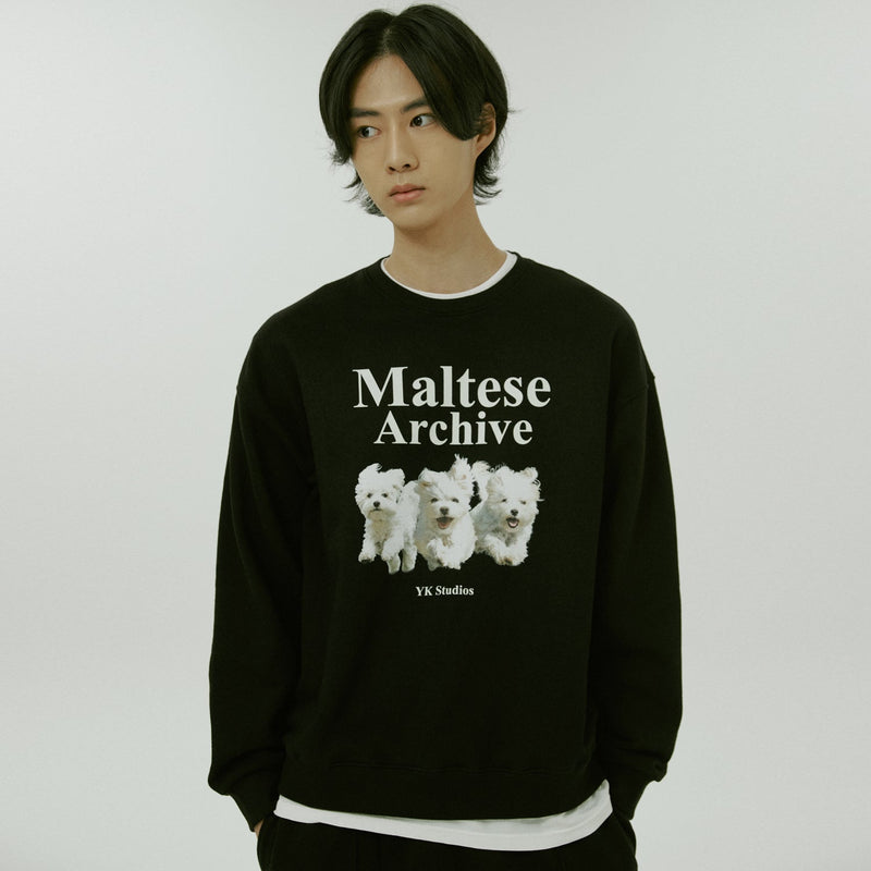 マルチーズアーカイブスウェットシャツ / Maltese archive sweatshirts