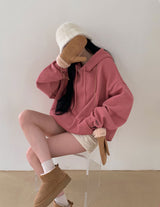 [BELLIDE MADE] Hug napping boxy loose fit hoodie