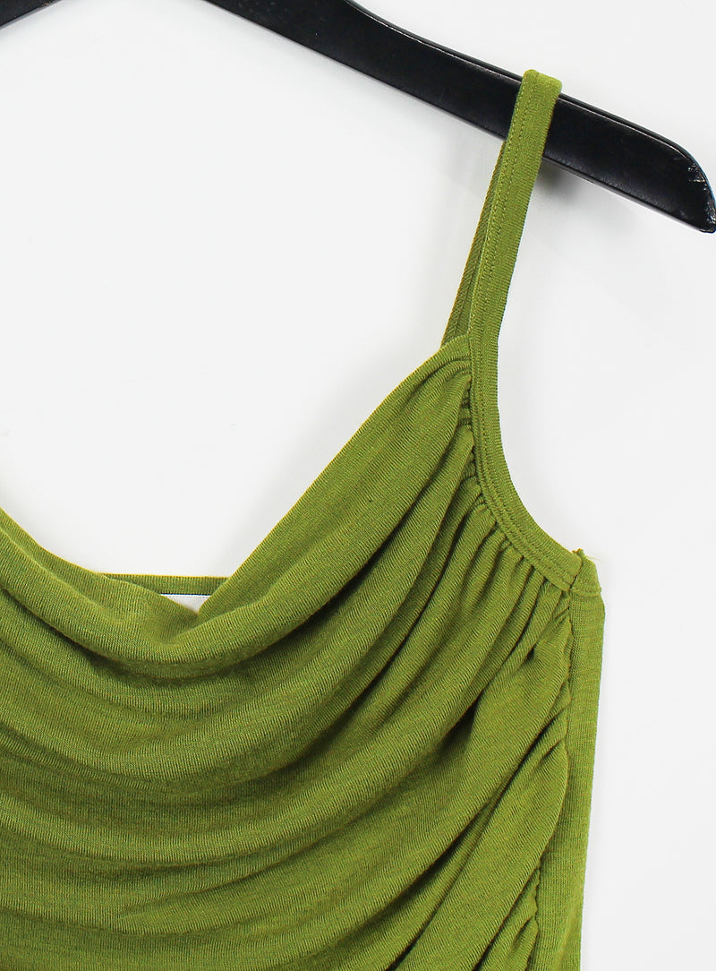 ドレープドシャーリングスリーブレス / Draped Shirring Sleeveless (4color)