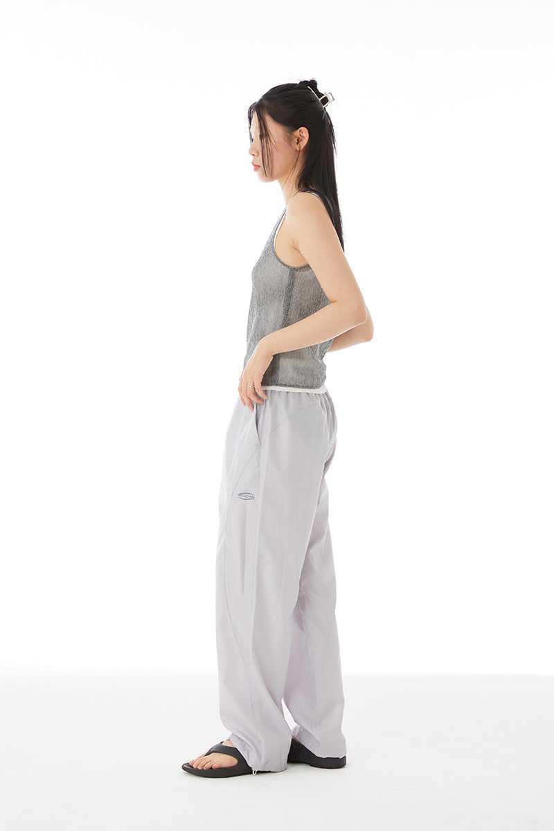 サイドクレッセントパンツ/Side crescent pants (grey)