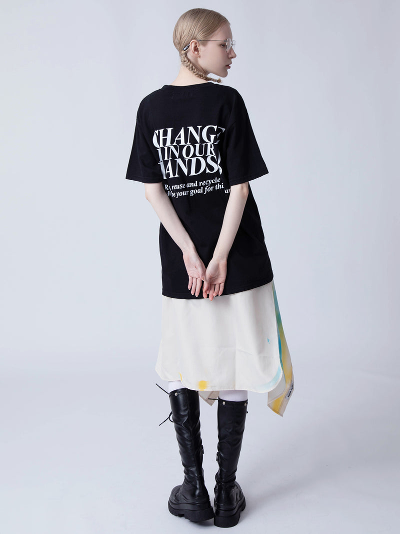 SUSTAINABLE FASHION CAMPAIGN 1/2 T-SHIRT_BLACK (6581197176950)