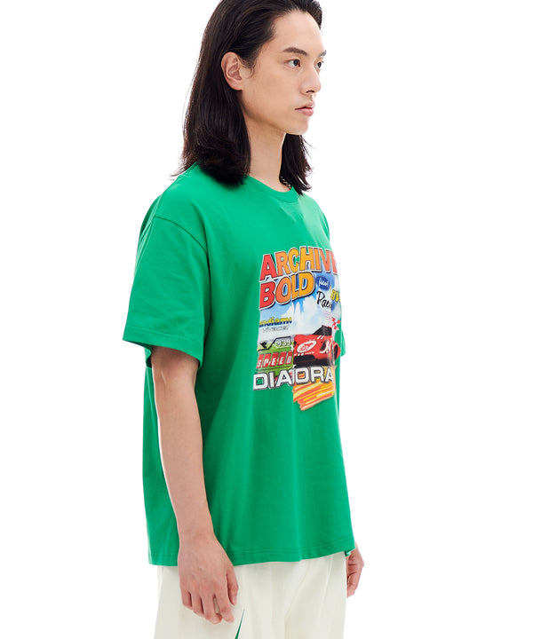 [Archive Bold X Diadora] レーシンググラフィックTシャツ