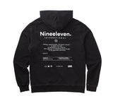 Pigment washed zipup hoodie - Black (4622122352758)