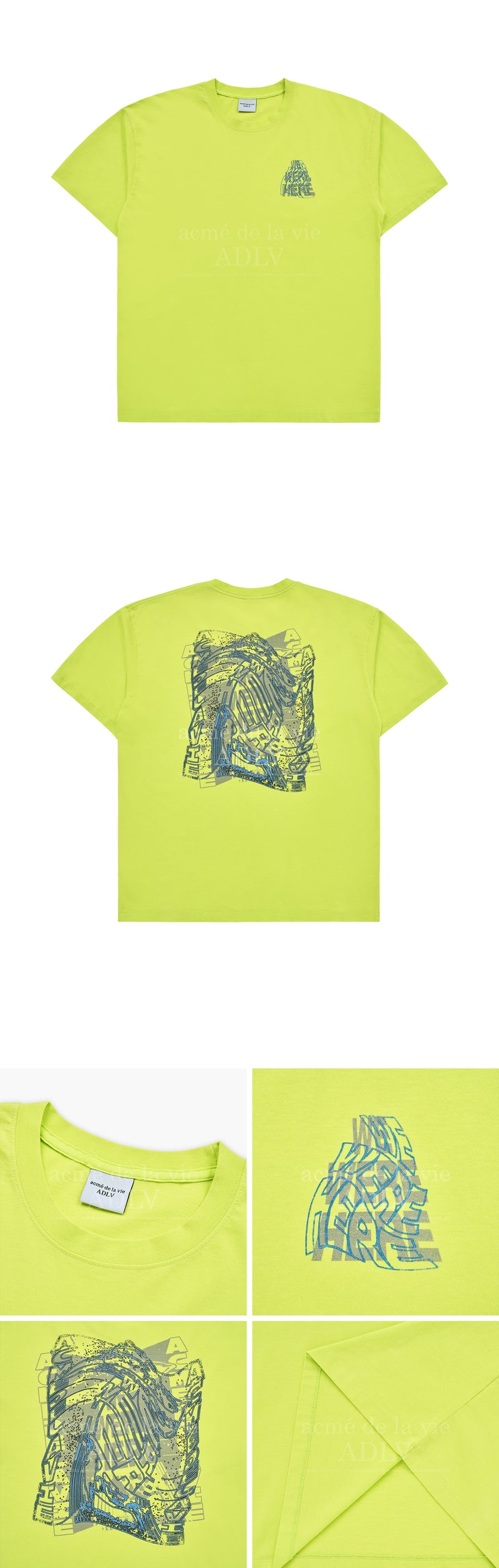 [24SS] ウィーワーオーバーラップアートワーク半袖Tシャツ
