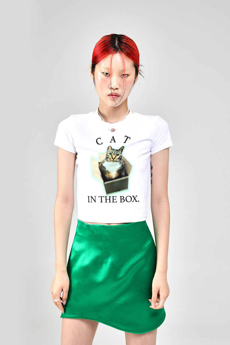 CAT IN THE BOX T-shirt (6629245026422)