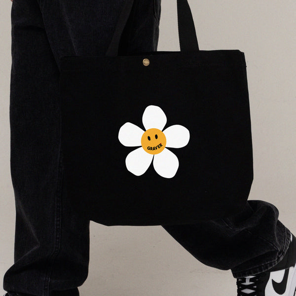 ビッグフラワー2wayエコバッグ/Big Flower Dots Two-Way Eco Bag
