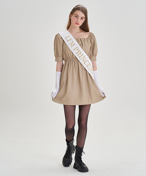 Tiara Leather Mini Dress ( 2 Colors ) (6547133333622)