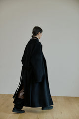 ハンドメイドコート/unisex handmade coat black
