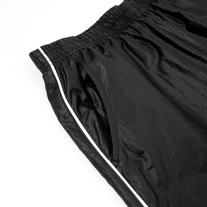 ポリッシュドストリングジョガーパンツ / polished coating string jogger pants (4649644458102)