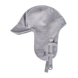 ロゴオーバーフィット ウール トルーパー ハット/Stud Logo Over Fit Wool Trooper Hat Gray