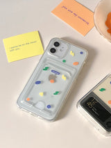 クリーミーカードジェリーアイフォンケース/Creamy card jelly case (iphone case)