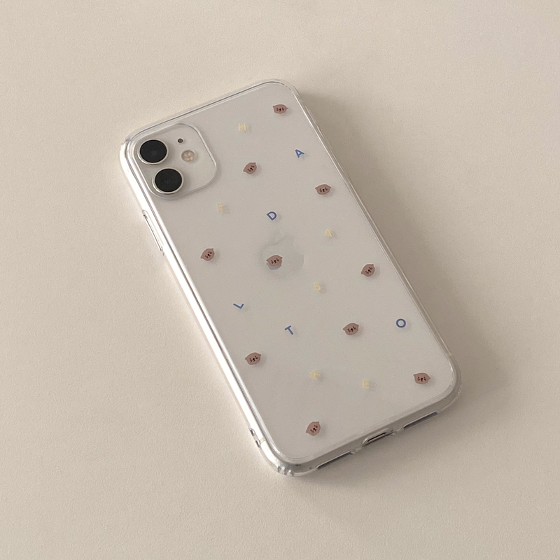 haedal Pattern Jelly Case (iPhone, Galaxy) (6674274648182)