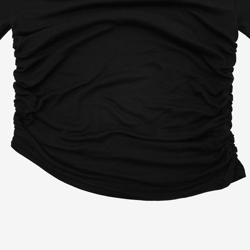 ベルティズオフシャーリングTシャツ / Belties off shirring T-shirt
