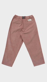 Corduroy wide banding pants (Indie Pink)