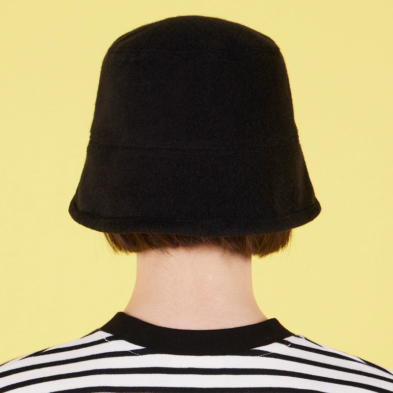 モノグラムロゴタオルバケットハット / Monogram Logo Towel Bucket Hat Black