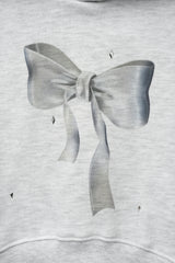 ribbon hood (off white)
