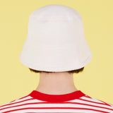 モノグラムロゴタオルバケットハット / Monogram Logo Towel Bucket Hat Cream