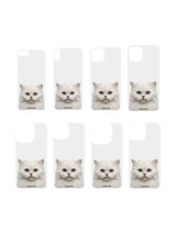 キャットウィズブルーアイズフォンケース / White Cat With Blue Eyes Phone Case