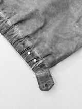 ウォッシュドジップアップジャケット / Washed Zip Jacket - Grey