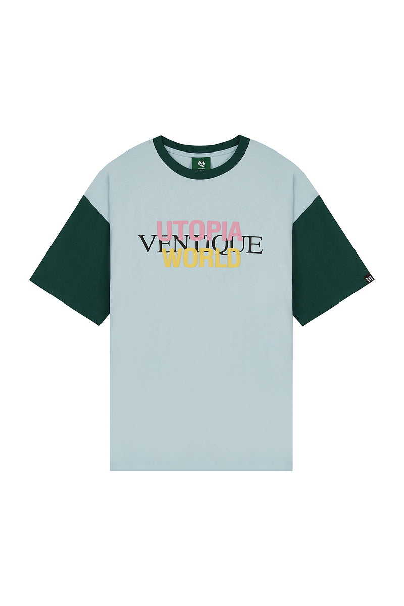 カラーリングショートスリーブTシャツ / VENTIQUE Coloring short sleeves T 4color
