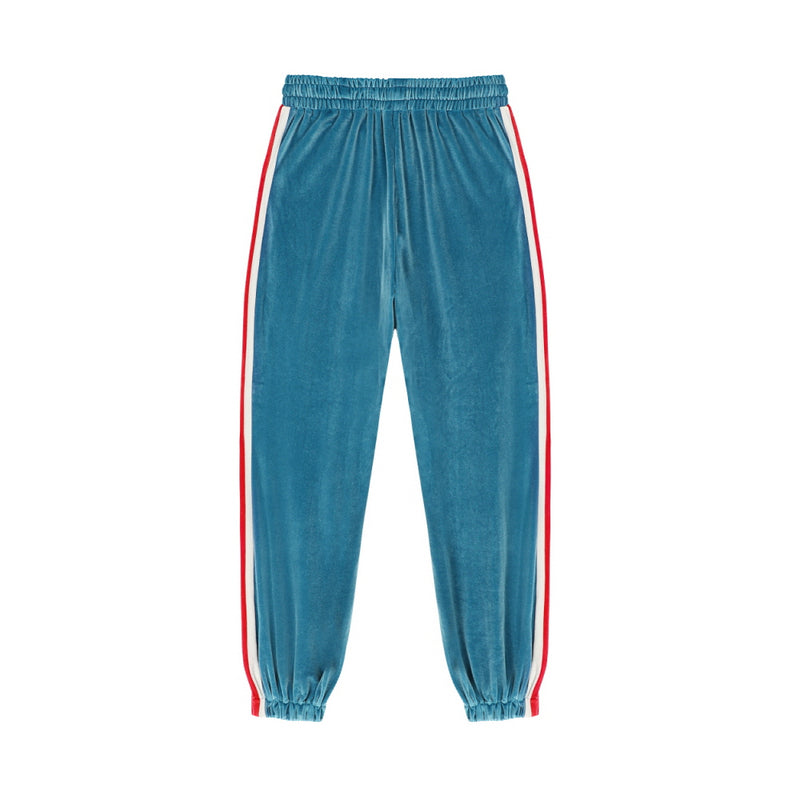 ベルベットジョガーパンツ / 0 3 velvet jogger pants - SKY BLUE