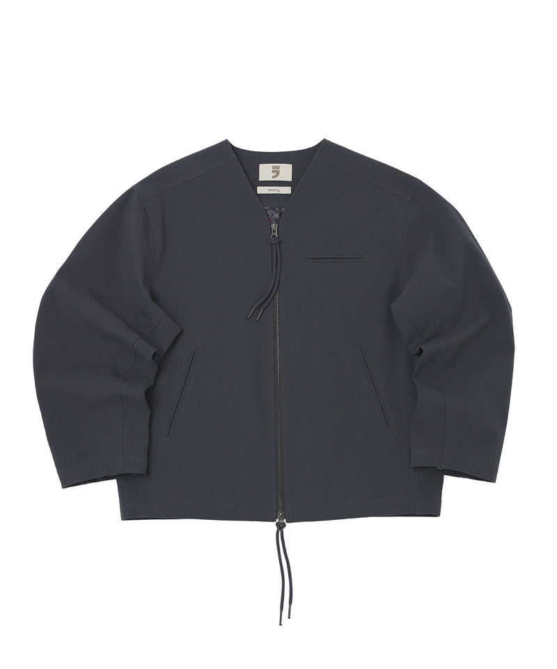 EARTH COTTON Y ZIP-UP JACKET (Charcoal)