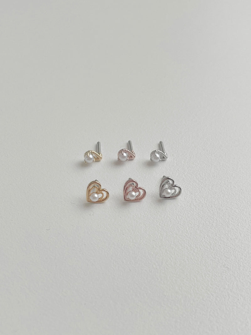 Pearl royal piercing / 2 option / 3 colors