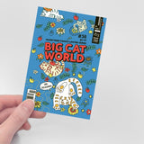 COMICBOOK TIGER BLUE POST CARD (6538539892854)