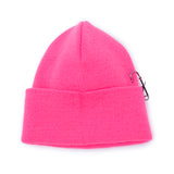 BBD Side Patch Long Beanie (Pink) (4643663839350)