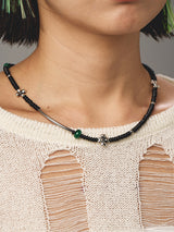 Clover Jade necklace (925 silver)