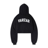 VZプリンティングクロップドフーディー / VZ Printing Crop Hood Black