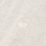 スモールチェリークロップ丈のTシャツ／SMALL CHERRY CROP T-SHIRT [OATMEAL]