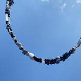 ブラックジェムストーンネックレス / black gemstone necklace