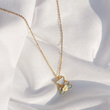 Luv in bear necklace (6657695809654)