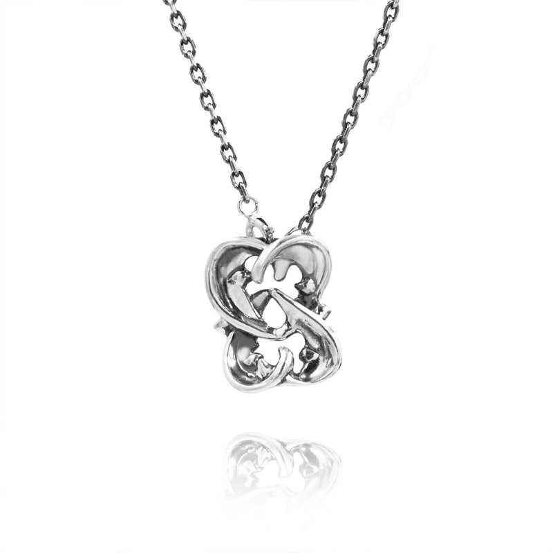 FLORA CELL NECKLACE ( silver 925 ) (6618461667446)