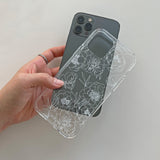 Lisianthus Drawing / jelly case iPhone Galaxy (6612301217910)