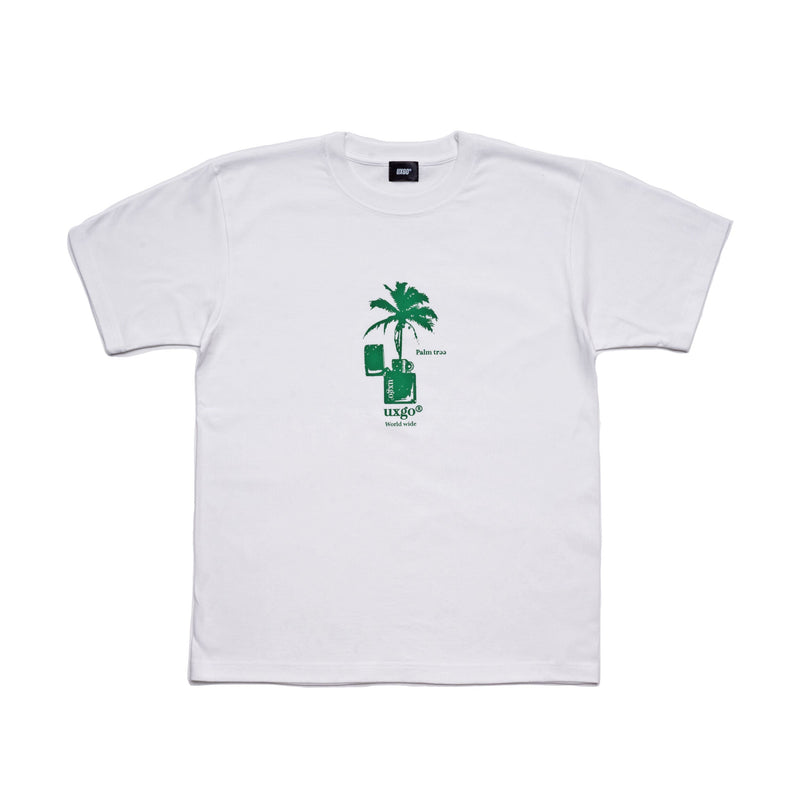 パームツリーTシャツ  /Palm tree Tee (OFF-WHITE)  (送料込)