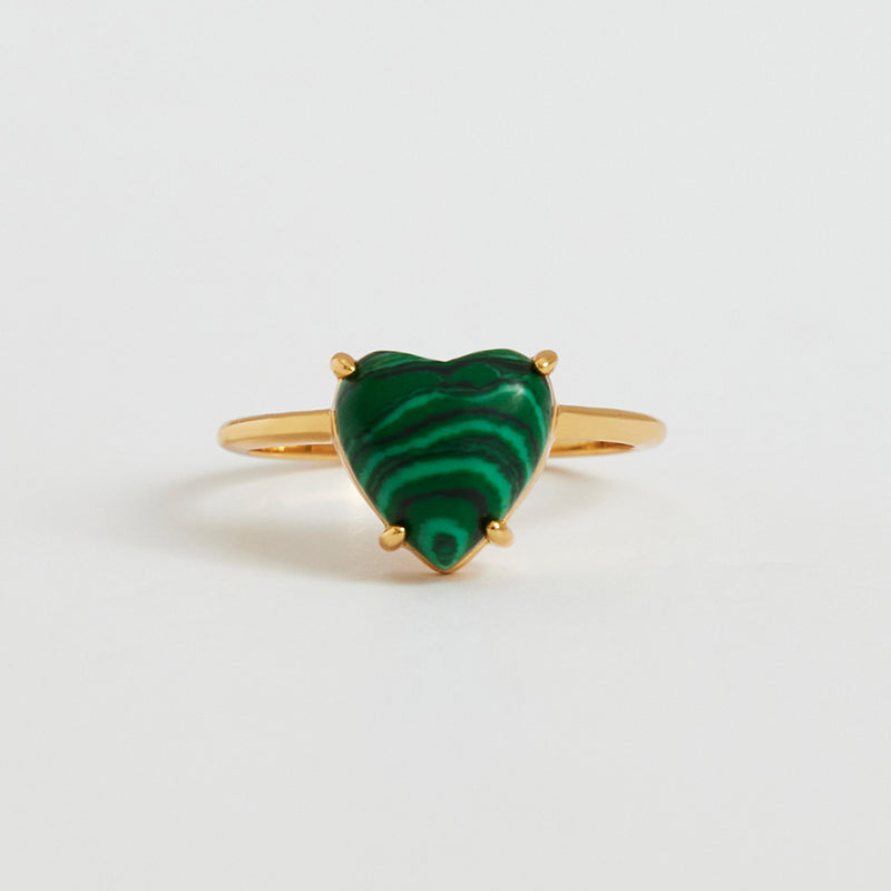 プチハートリング/Petite Heart Ring_Green
