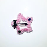 [(G)I-DLE Yuqi,Shuhua] ベアハートファーヘアピン / Bear heart fur hairpin (3color)