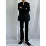 Two-Way Belted Blazer(2color) (6555265400950)