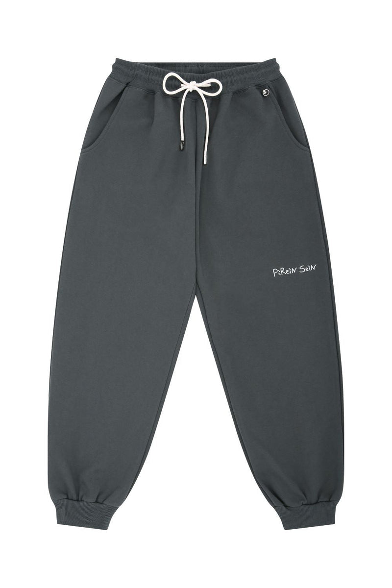 バットダークグレージョガーパンツ / REINSEIN dark gray jogger pants