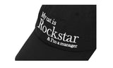 Rockstar cat Nylon cap (Black)