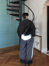 ボーイジッパーカラーリングトランスパンツ / Boy Zipper Coloring Trans Pants (3color)