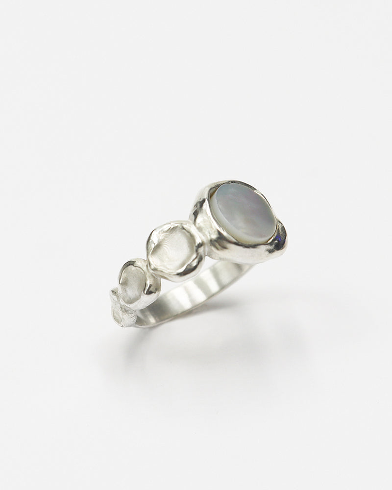 Kosmo ring (white) (925 silver) (6623652741238)