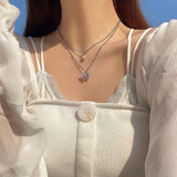 Helen two chain necklace (6664238432374)