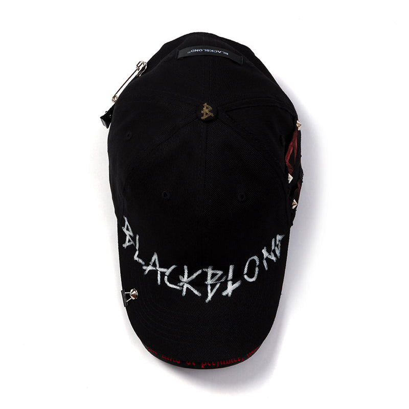 BBD Beyond Graffiti Logo Double Visor Cap (Black) (4643659382902)