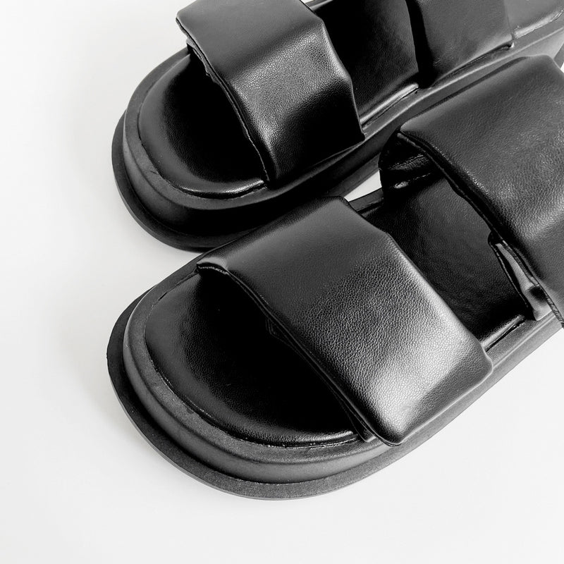 ニューディールベルクロクッションスリッパ / New Deal Velcro Cushion Slippers