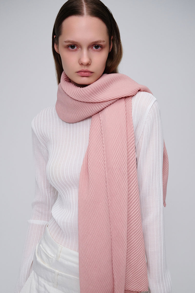 OLE scarf_pink